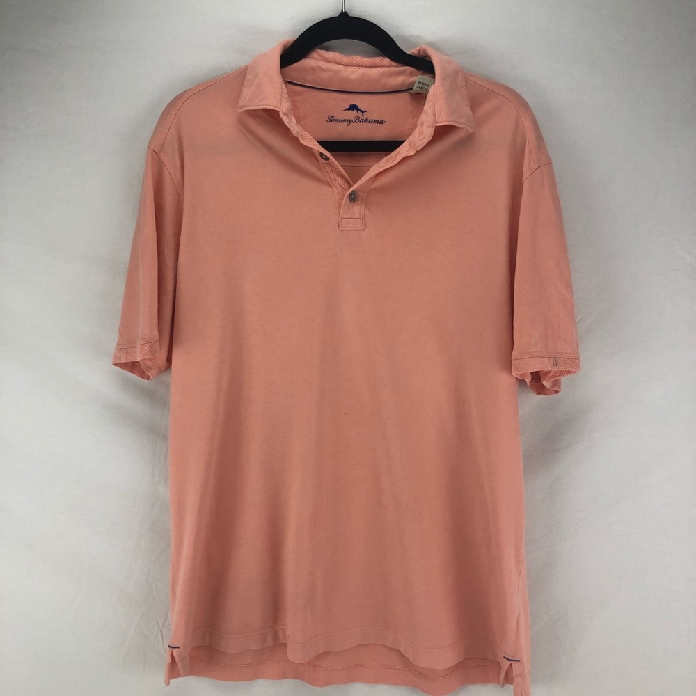 Tommy Bahama Salmon Silk Polo